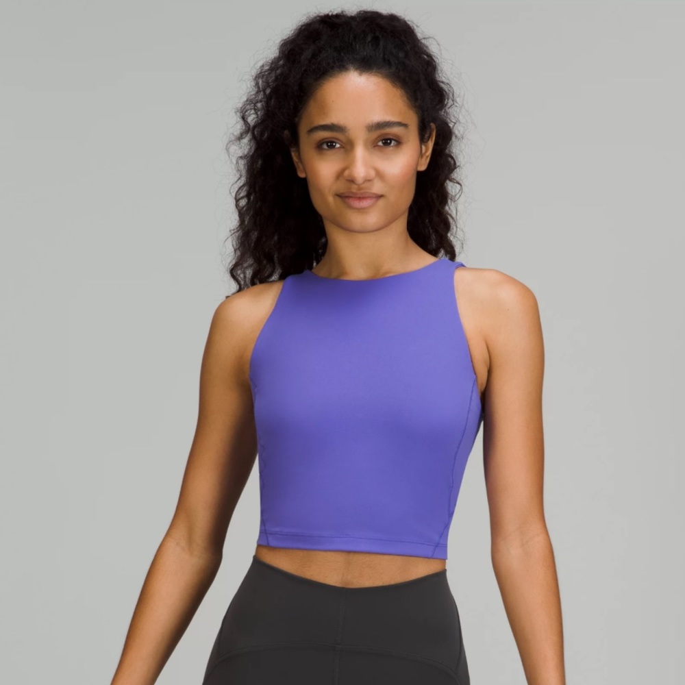 Lululemon Align High Neck Tank Top in Charged Indigo Size 12